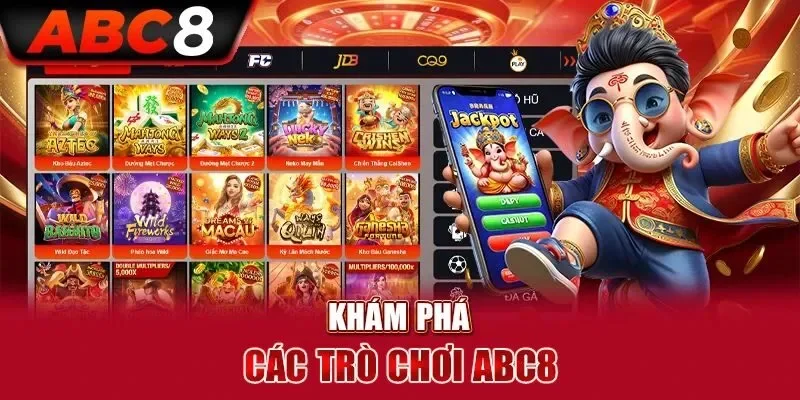 Khám phá kho trò chơi giải trí đồ sộ tại ABC8